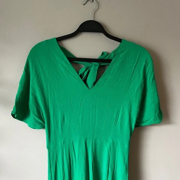 Whistles Zelena green midi dress 2 - Picture 6 of 13